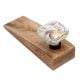 2 Pieces Golden Leaf Bird Square Ceramic Wooden Door Stopper